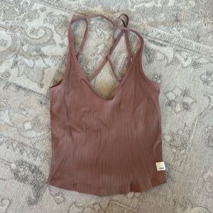 50% OFF: Vuori Rib Crop Tank